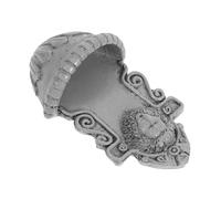 Beatifufu Miniature Lion Head Wall Decor for Dollhouse Garden Vintage Symbolic Design Representing Courage and Strength Realistic Miniature for Wall Hanging and Small Space Decoration