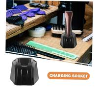 Beatifufu Multi-Purpose Abs Clipper Charger Stand Non-Skid Quick Charging Base for Two-Interface Electric Hair Clippers Compact Lightweight Design for Convenient Storage and Fast Power