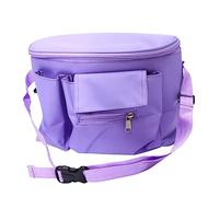 Beatifufu Multifunctional Purple Stroller Hanging Bag with Oxford Fabric, Multi-Pocket Compact Design for Infant Stroller and Baby Carriage Storage, for Travel and Walks