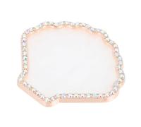 Beatifufu Nail Art Display Board Color Mixing Tray Elegant Pearl Design for Organizing Fake Nail Tips for Manicure for Creating Custom Display Charts