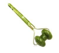 Beatifufu Natural Jade Stone Facial Massage Roller Portable Skin Care Tool Lightweight Beauty Stick for Anti-aging and Smoother Skin Easy to Hold for Travel and Daily Use