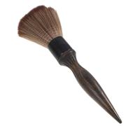 Beatifufu Neck Duster Brush with Long Wooden Handle for Haircut Cleaning Soft Fiber Bristles Soothing Skin After Shaving Professional Barber Salon Hair Styling Tool for Home and Salon Use