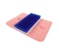 Beatifufu Non-Slip Shower Foot Scrubber Mat with Acupoint Massage Pad for Spa Bath Dead Skin Remover and Pressure Point Foot Washer for Relaxation and Safety