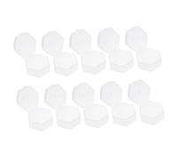 Beatifufu Pacifier Storage Box 10pcs Born Dummies Pp Transparent Portable Protective Case Clean Storage