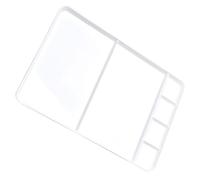 Beatifufu Paint Mixing Trays Paint Mixing Tray Palette Handmade DIY Graffiti Painting Square Multi Grid Palette for Artists and Students White PP