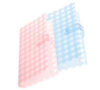 Beatifufu Plastic Sticker Storage Book 2pcs Nail Art Sticker Collecting Album Binder Easy Maintenance
