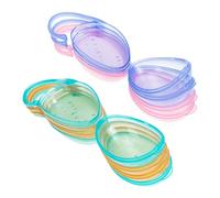 Beatifufu Portable Baby Pacifier Storage Box with Handle Design, Plastic Pacifier Holder Case for Small Items and Molar Toys, Easy to Clean, Suitable for Use Around House Or in Random Color