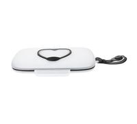 Beatifufu Portable Heart-Shaped Wipes Container with Unique Sealing Design, Made of Safe Pp Material, Refillable Wipe Holder for Travel and Home Use