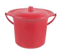 Beatifufu Portable Wedding Spittoon for Adults Household Night Urine Pot with Lid Durable Material Chamber Pot for Family Use Practical Spittoon for Home and Travel