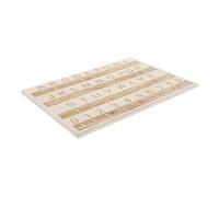 Beatifufu Portable Wooden Braille Alphabet Tracing Board for Beginners Montessori Educational Tool for Blind Tactile Braille Letter Learning Aid Compact Design for Easy Practice