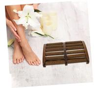 Beatifufu Portable Wooden Foot Acupressure Roller for Tired Feet Relief Natural Manual Leg Massage Tool Stimulating Acupuncture Points Compact Design for Home Office and Travel Use