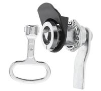 Beatifufu Precision Zinc Alloy Cabinet Lock with Extended Tongue and Triangle Key for Enhanced Security in Office Home and Industrial Cabinets