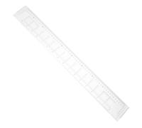 Beatifufu Professional Cartography Scale Device 1:50000 Plastic Map Reading Gauge with High Precision Positioning and Rapid Reference for Outdoor Mapping and Critical Fieldwork