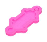 Beatifufu Puerto Rico Silicone Keychain Mold for Resin Casting Flexible Soft Epoxy Mold with Hole for DIY Jewelry Making Precise Detailing for Intricate Designs and Easy Demolding Compact