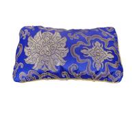 Beatifufu Pulse-Feeling Wrist Cloth Pillow for Daily Use, Washable Buckwheat Hand Pulse Pillow Blue Floral Cover, Convenient Medical Hand Support for Hospital and Tcm Pulse Diagnosis