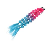 Beatifufu Rainbow Wig Bubble Twist Braid Extensions for Boys and Girls Seamless Hair Bands Hair Ponytail Extension Human Braiding Twist Crochet Braids
