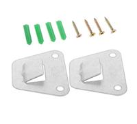 Beatifufu Range Hood Hanging Hooks Stainless Steel Strong Construction Sturdy Mounting Kit Silver Range Hood Fixing Tool for Kitchen Wall Installation