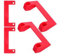 Beatifufu Red Plastic Wall Mounted Tool Hooks for Wrenches and Calipers | Easy Screw Install, Universal Fit, Space Efficient Storage, for Tool Bench Areas and Sheds