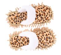 Beatifufu Reusable Chenille Mop Slippers for Cleaning Floors Lightweight Sweeping Shoes with Strong Water Absorption Wear-resistant Dust and Pet Hair Cleaner Convenient Lazy Mopping Shoe