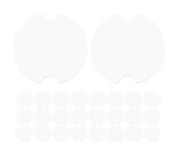 Beatifufu Ring Effectiveness Discs 50pcs round Jewelry Plastic Display Storage and Display Versatile and Improving Use for Home Storage and Mall