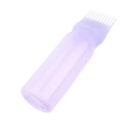 Beatifufu Root Comb Applicator Bottle Hair Dyeing Supplies Plastic Hair Dye Bottle Easy-pour Spout for Salon Professionals