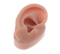 Beatifufu Silicone Human Ear Model for Piercing Practice Jewelry Display Ear Cleaning Piercing Exercise