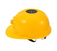 Beatifufu Solar Powered Hard Hat with Fan for Construction Workers, Impact-resistant Plastic Helmet with Sun Protection, for Outdoor Construction Work and Summer Activities