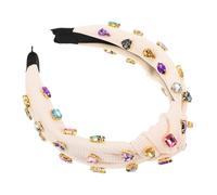 Beatifufu Sparkly Crystal Rhinestone Headband with Elegant Bowknot Accent Retro Glamour Hair Accessories for Women Comfortable Lightweight Jewelry for Special Occasions Daily Wear