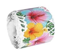 Beatifufu Spring Flower Bulletin Board Borders Rolled Trim for Classroom and Office Decor Scalloped Edge Paper Border with Floral and Leaf Patterns Easy to Apply and Remove Classroom Display