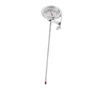 Beatifufu Stainless Steel Deep Fry Thermometer with Clamp Buckle Instant Read Cooking Thermometer for Oil Candy Meat Barbecue and Beverage Temperature Control