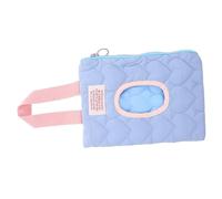 Beatifufu Stroller Hanging Organizer for Wipes Portable Tissue Holder Refillable Wipe Pouch for Diaper Bags Convenient Access for Outdoor Travel Macaron Design