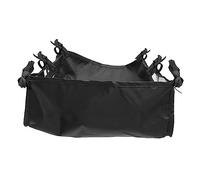 Beatifufu Stroller Organizer Bag Large Mesh Pushchair Storage Pouch Black Under Baby Stroller Hanging Storage Basket Universal Pram Accessories for Infant and Toddler