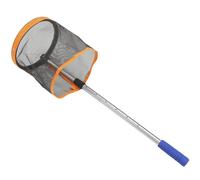Beatifufu Table Tennis Ball Picker Telescopic Handle Retractable Grip Metal and Nylon Ball Collection Net for Training and Practice