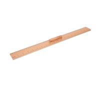 Beatifufu Tailor Sewing Ruler Wooden Dual Scale Measuring Tool for Sewing Supplies and Classroom Activities Durable Lightweight Compact Crafting and Teaching Accessory