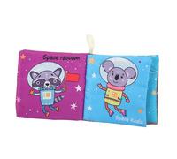 Beatifufu Tear Resistant Newborn Cloth Book Early Educational with Crinkle Textures for Sensory Development and Color Recognition Lightweight Activity Tool for Boys