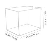 Beatifufu Thermal Bag Plastic Support Bracket for Insulated Takeout Food Bag Detachable Inner Frame for Grocery Tote Reliable Meal Stability Easy to Clean Multi Scenario Use