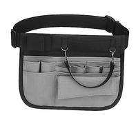 Beatifufu Tool Storage Garden Tool Bag Waist Pouch Adjustable Buckle Belt and Large Pockets for Men Fabric Utility Belt for Gardening
