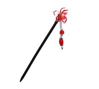 Beatifufu Traditional Chinese Headdress Glazed Flower Hairpin Pearl Hair Stick for Women and Girls Stylish Head Accessories