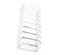Beatifufu Transparent Acrylic Eyeshadow Box Compartments Makeup Display Organizer for Powder Lipstick Cosmetics Storage Compact for Dressing Table and Store Counter