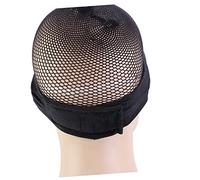 Beatifufu Velvet Adjustable Wig Headband with Mesh Cap Black Wig Fixing Band Invisible Hairnet for Women Hair Extensions