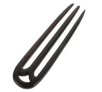 Beatifufu Vintage Black Sandalwood Hair Chopsticks Decorative Hairpin Retro Three Toothed Hair Stick for Women Stylish for Casual Party and Celebration