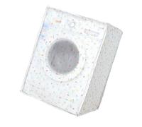 Beatifufu Waterproof Washing Machine Cover Peva Protector Dustproof Clothes Dryer Cover 60x55x82cm Floral Pattern for Home Use