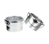 Beatifufu Wax Warmer Inner Pan and Replacement Wax Pot 2pcs 105mm Aluminum Melting Pot for Roll on Hair Removal Accessory