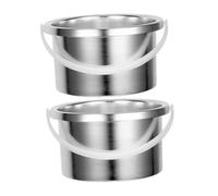Beatifufu Wax Warmer Replacement Pot Aluminium Melting Bowl 2pcs 500ml Inner Pan for Women’s Hair Removal Waxing Electric Wax Melt Stove Accessory