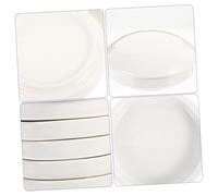 Beatifufu White Ceramic Watercolor Mixing Trays Pigment Palette for Artists Students and Art Painting Supplies for Color Blending and Craft Projects