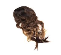 Beatifufu Women Long Curly Synthetic Cosplay Wig Middle Part Heat Resistant with Net Comfortable Ventilative Headwear for Halloween Party Daily Use