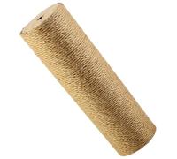 Beatifufu Wooden Cat Scratching Post Scratch-resistant Rope Floor Scratching Post for Friends Raising Cats Can Be Tied to Cat Houses