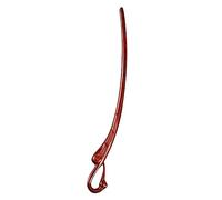 Beatifufu Wooden Hair Chopstick for Women Vintage Hair Stick Small Leaf Red Sandalwood Hairpin Bun Accessories Minimalist Style