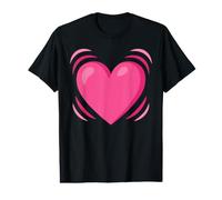 Beating Heart Heartbeat Costume Value Graphic T-Shirt
