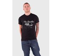 Beatles 1968 Live On Stage Photo T-Shirt in Black | Size: Large Beatles Black L